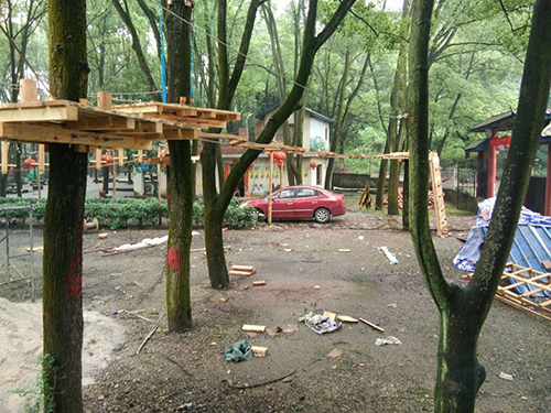 四川丛林穿越｜丛林拓展训练器材